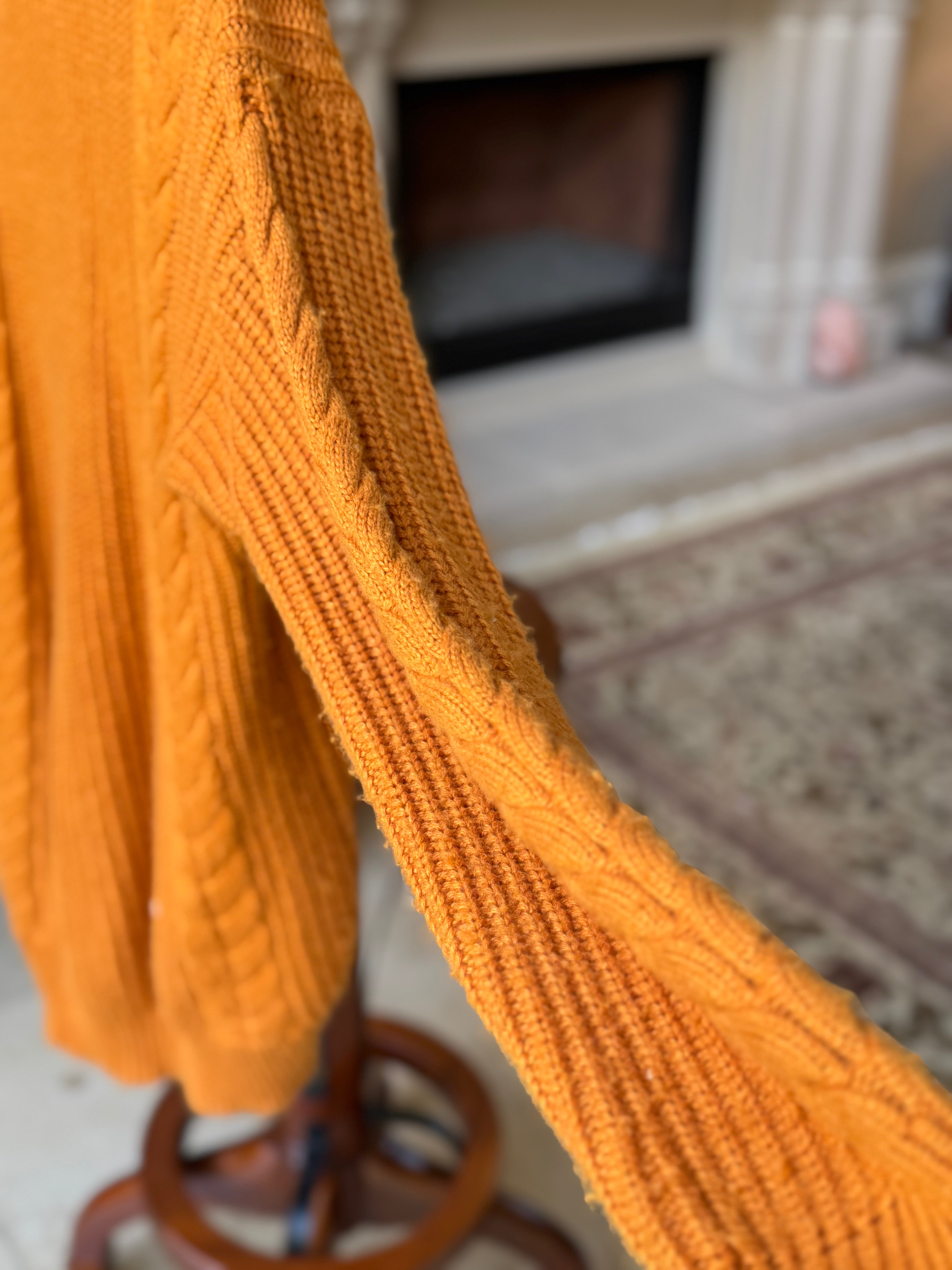 Knit Mustard Sweater